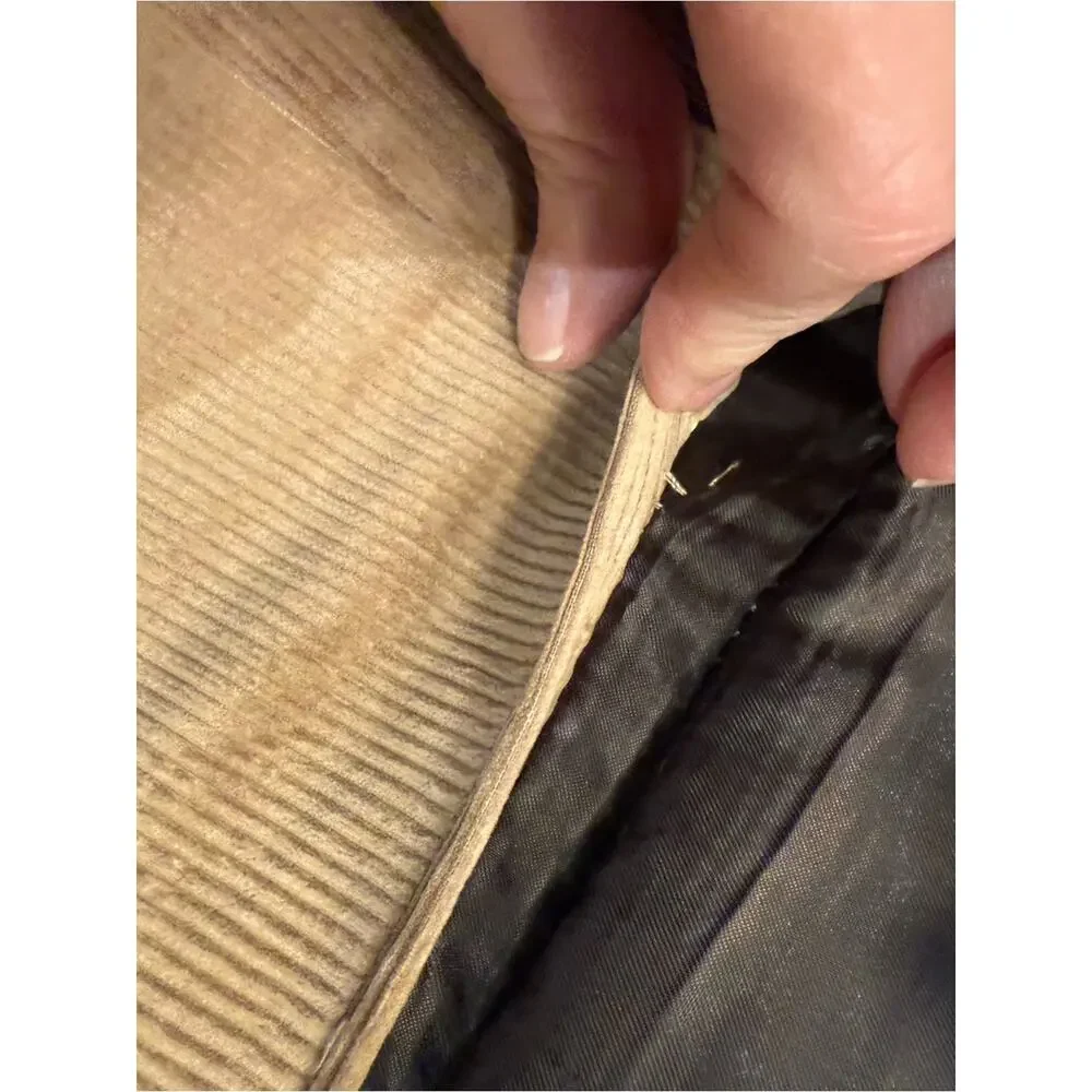 Stafford Classic Men's 46R Tan Cotton Corduroy Blazer